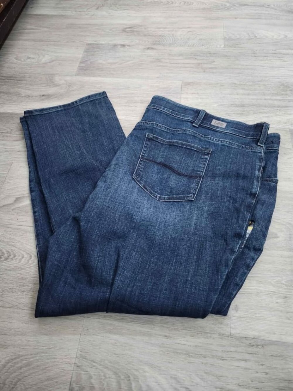 Lee NWT 30W Medium Ultra Lux Flex Motion Straight Jeans Royal Chakra